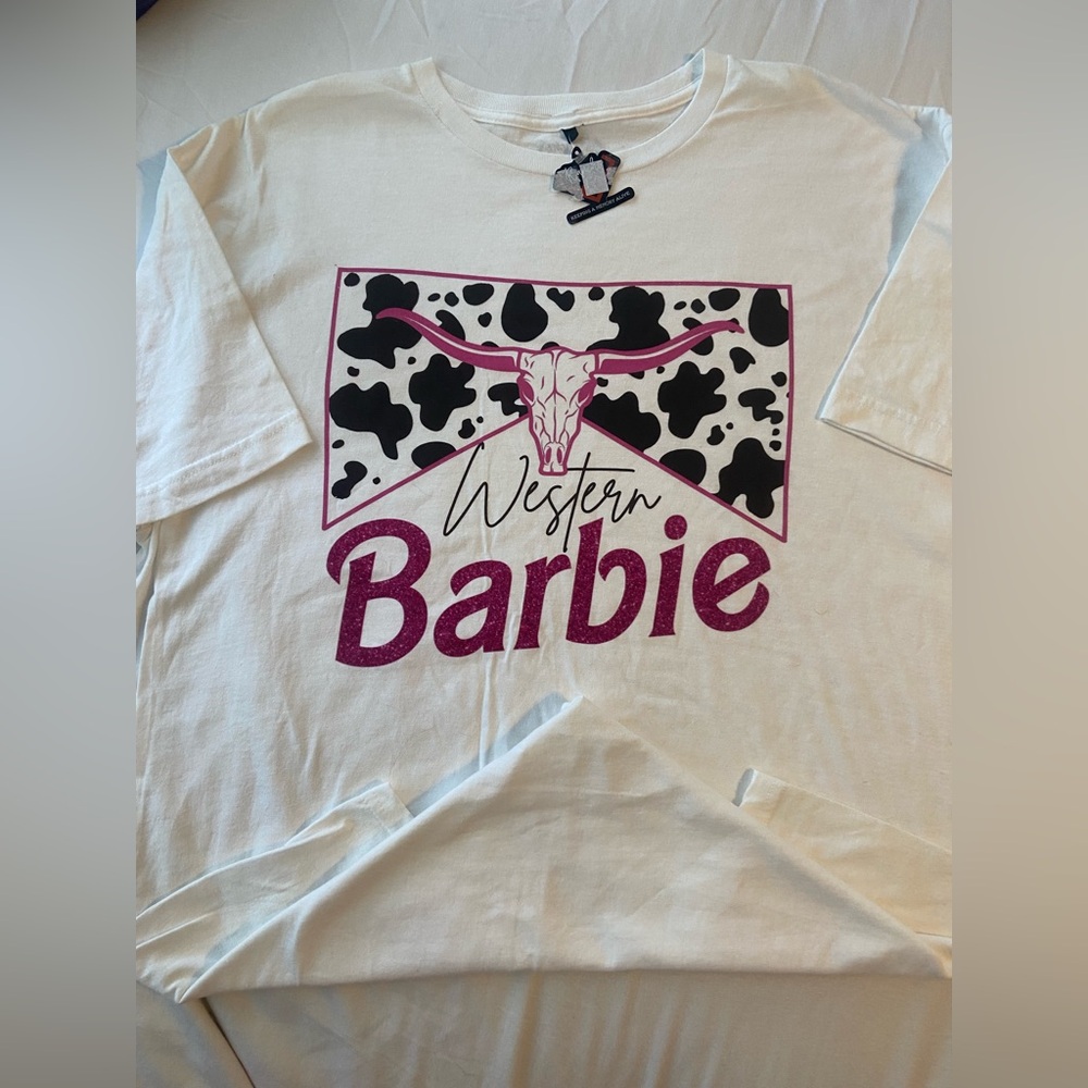 Western Barbie Graphic T-Shirt